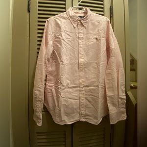 Ralph Lauren, custom fit Oxford shirt, pink/white, XL